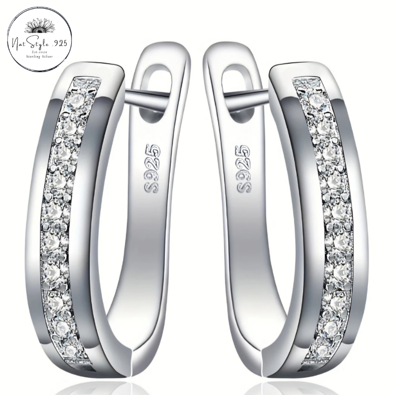 Silver Chic Hoops Earrings