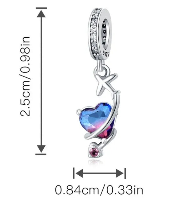 Corazón Viajero Charm