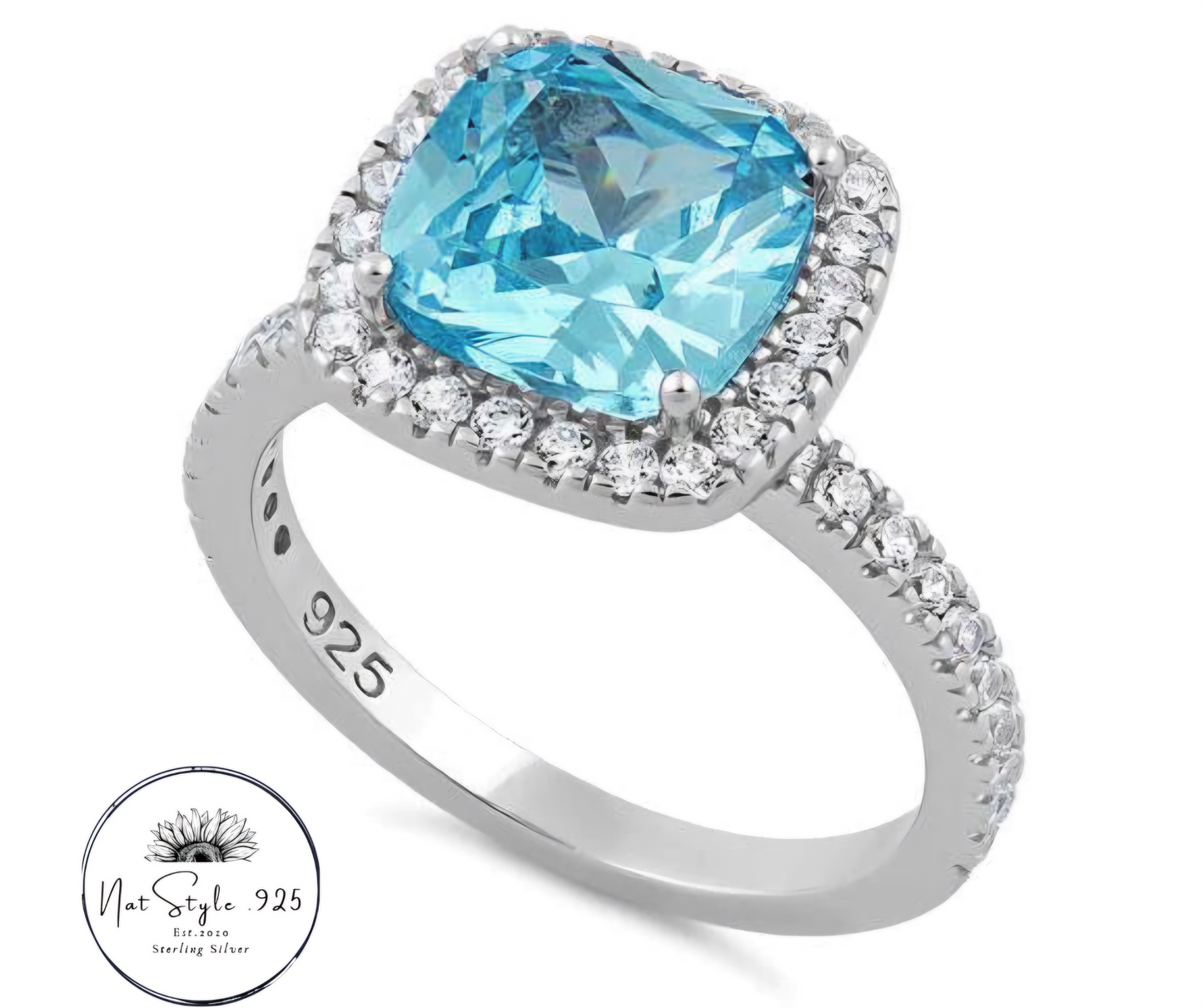 Jasmine Aquamarine Ring