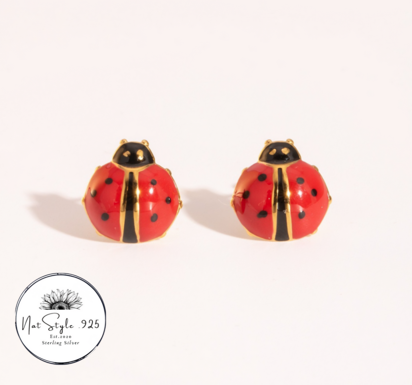 Lady Bug Earrings