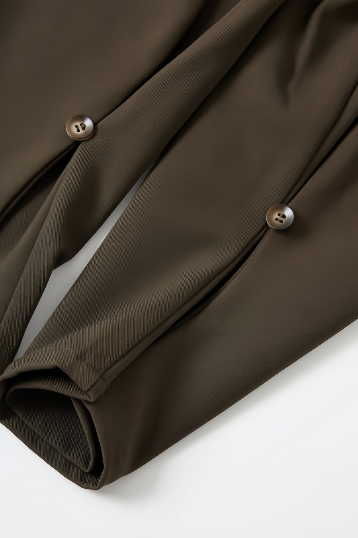 Leather Mix Barrel Pants