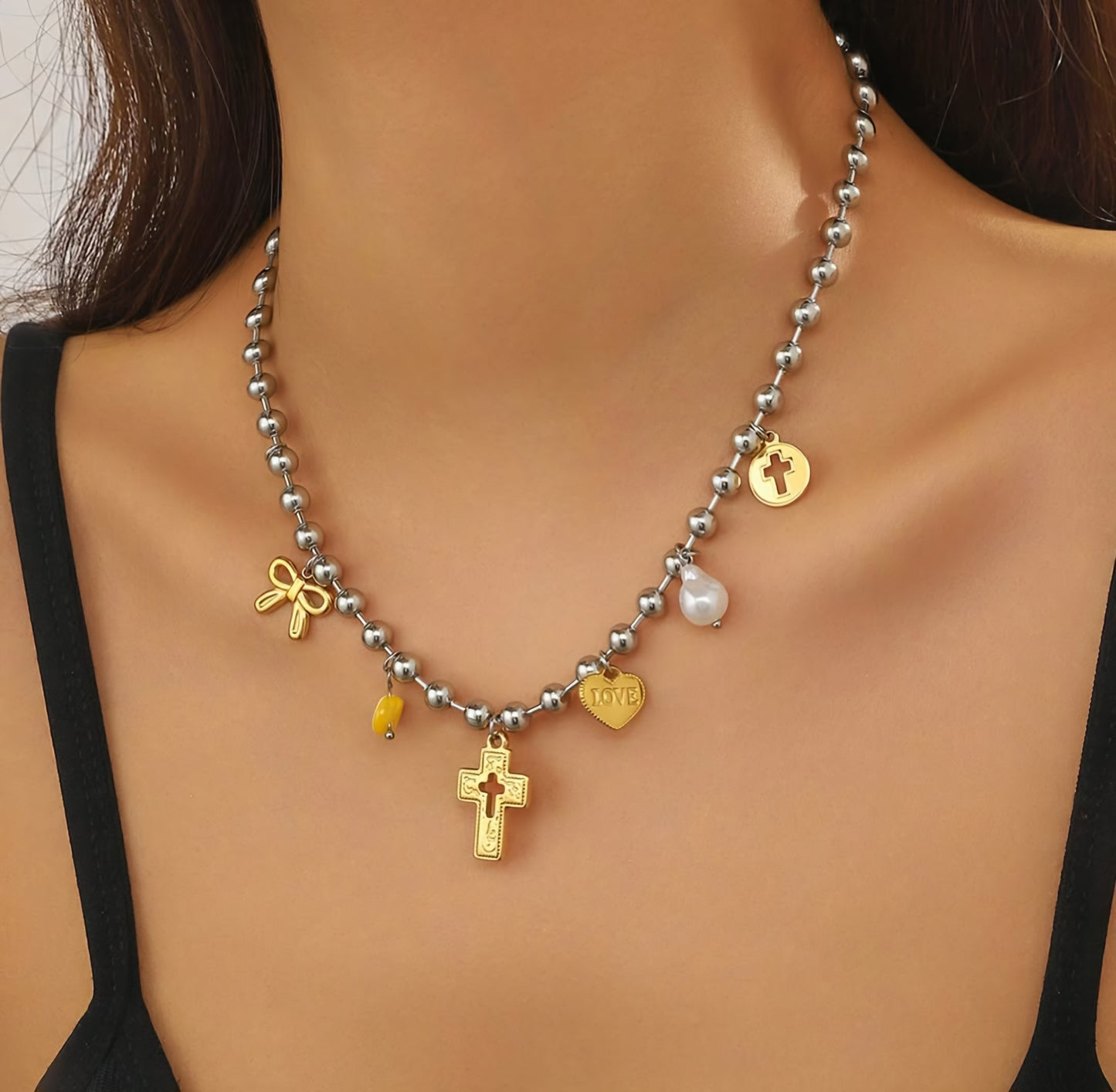 Cross Love Necklace
