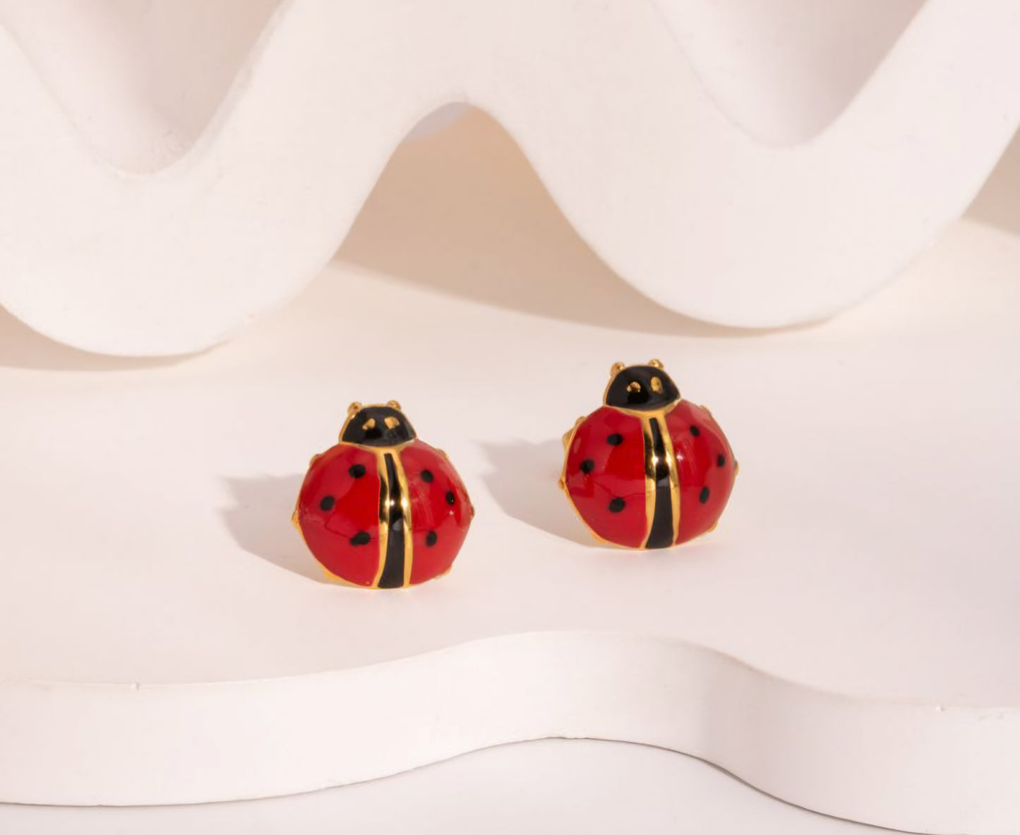 Lady Bug Earrings