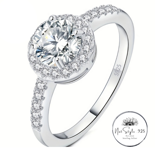 Unique Round Cz Ring