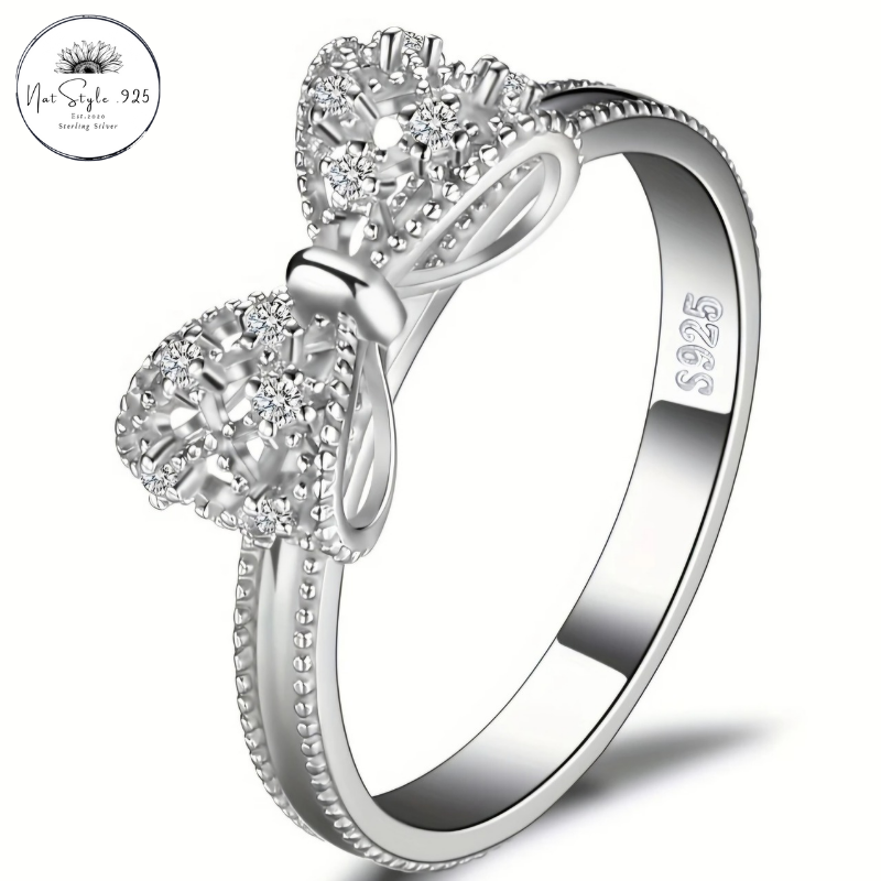 Silver Coquette Ring