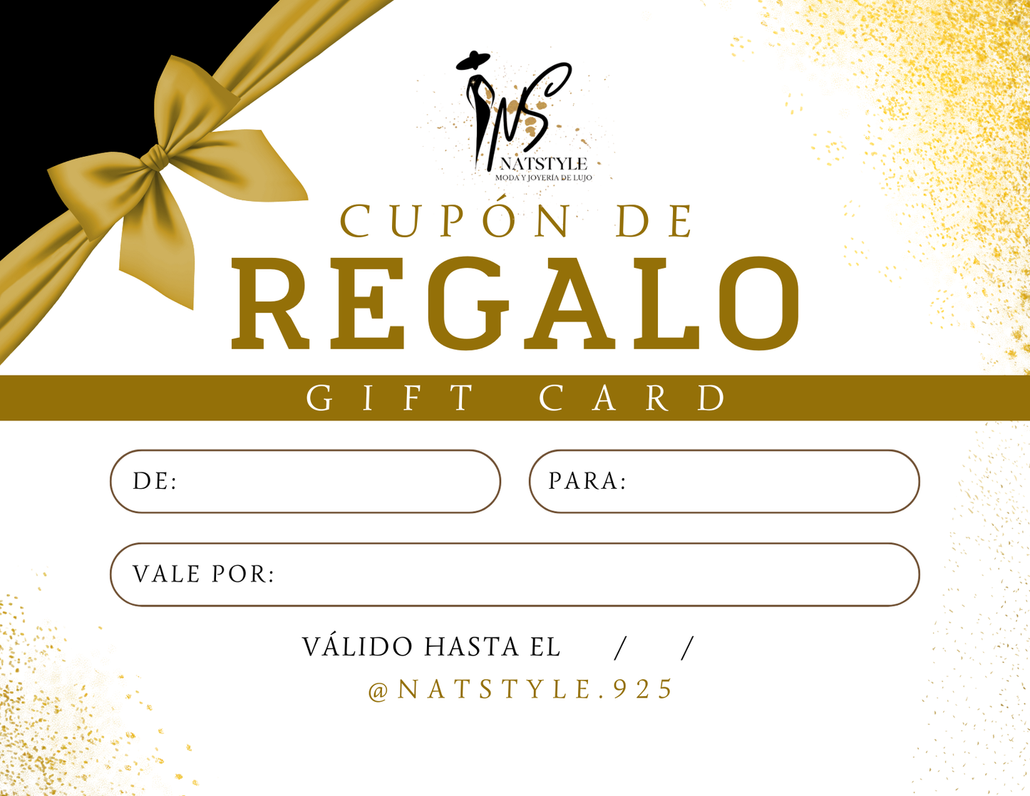 Cupón De Regalo