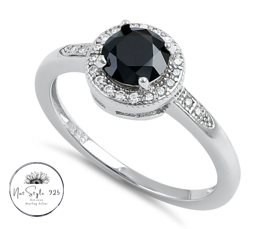 Elegant Black Cz