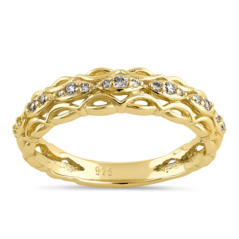 Yellow Gold Plated Elysian Ring