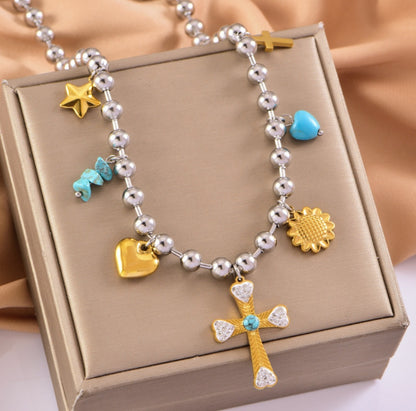 Cruz Turquesa Necklace