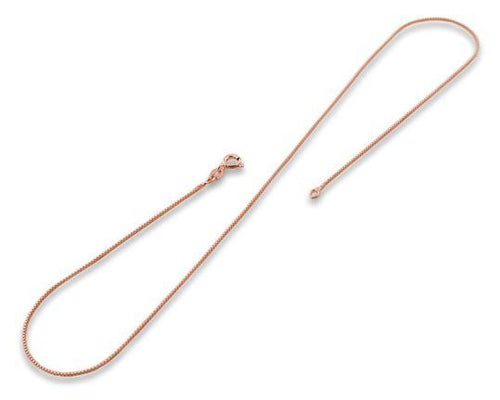 14k Rose Gold Plated Chain 0.7mm