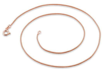 14k Rose Gold Plated Chain 0.7mm