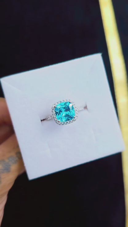 Jasmine Aquamarine Ring