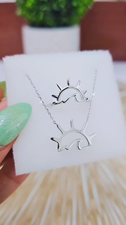 Sun Wave Necklace