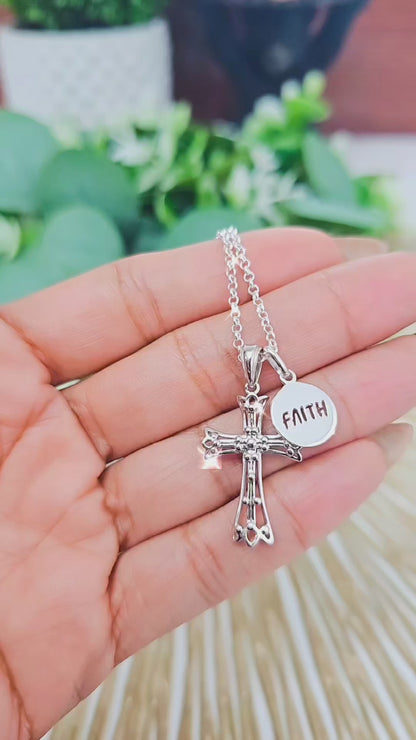 Faith Cross Necklace
