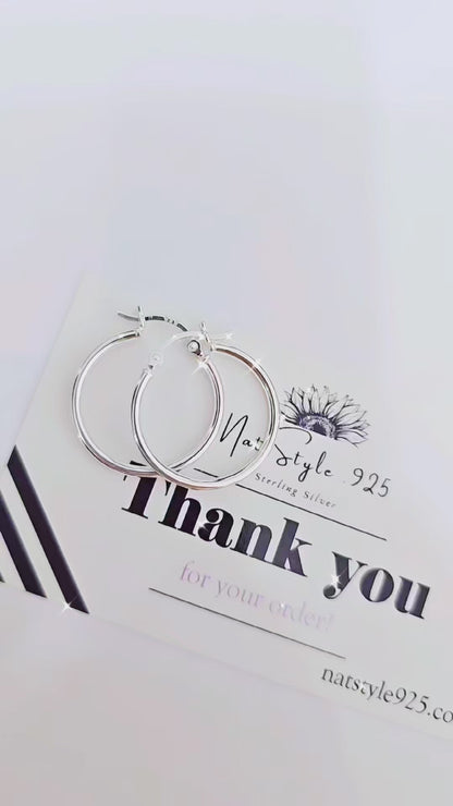 2.5mm x 25mm Hoops