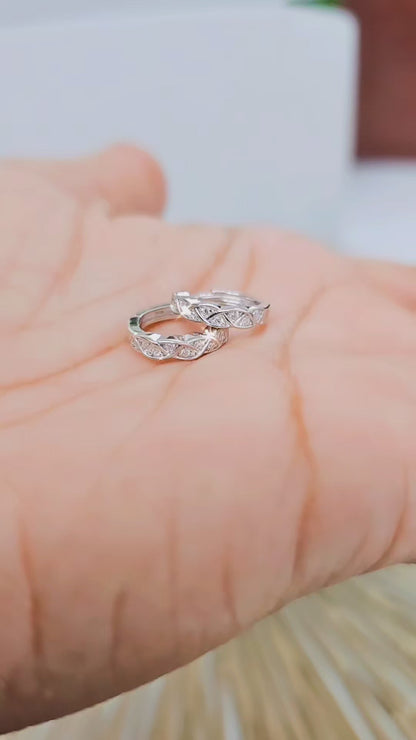 Celtic Twist Cz Huggies