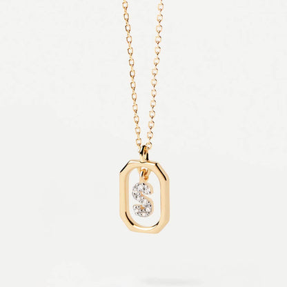 Gold Sparkle ID Necklace
