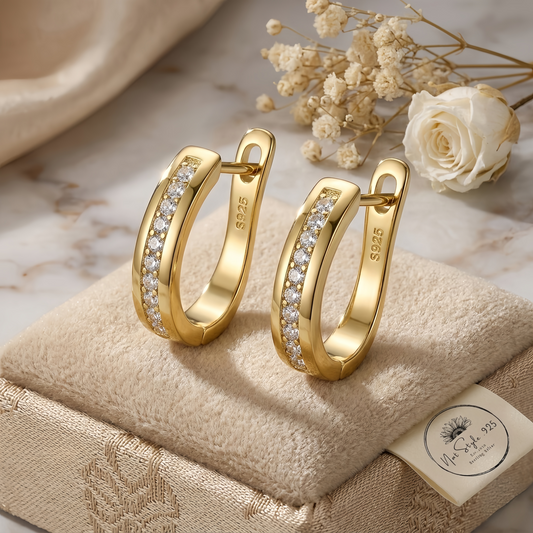Gold Chic Hoops Earrings