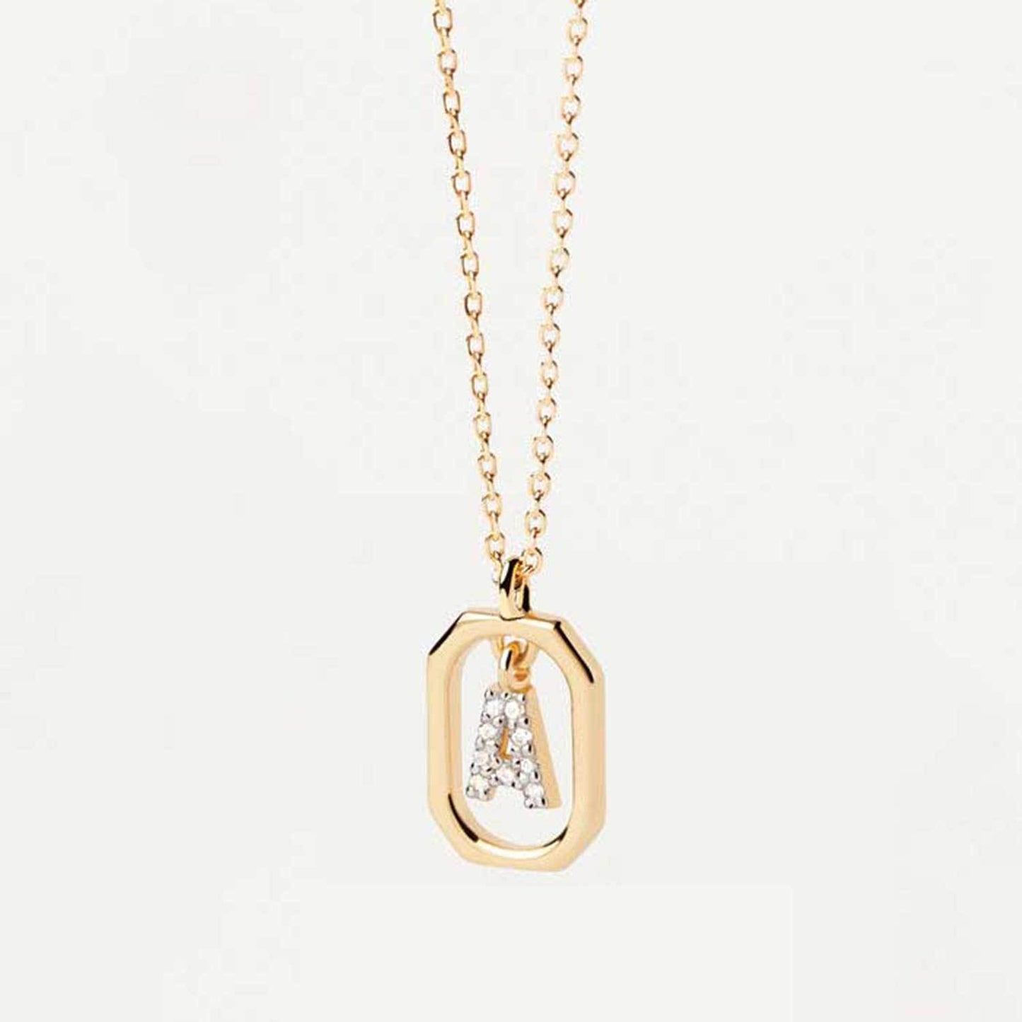 Gold Sparkle ID Necklace