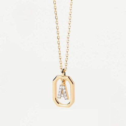 Gold Sparkle ID Necklace