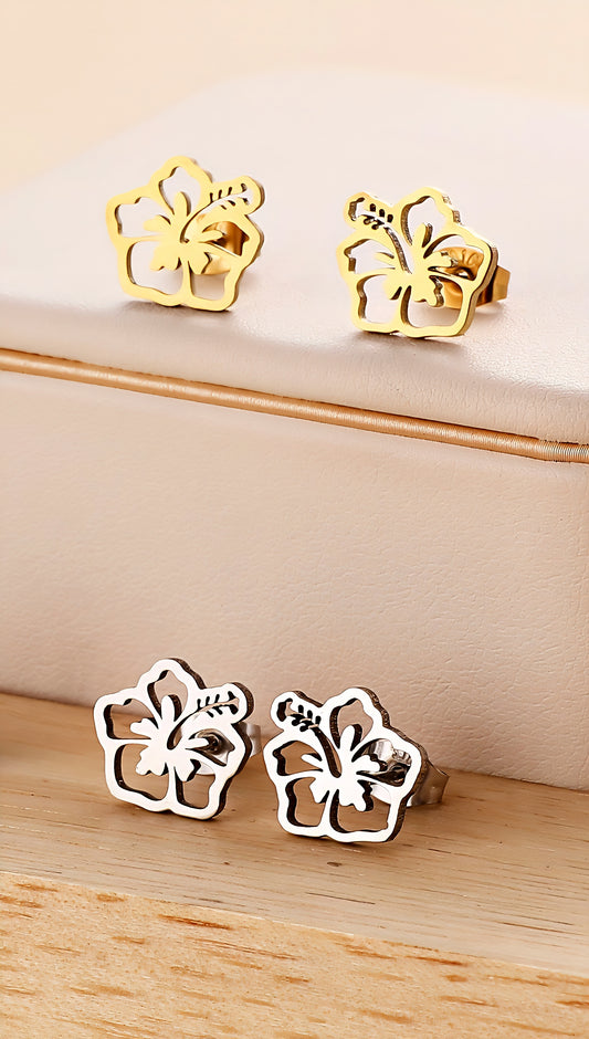 Flor de Maga Earring Studs