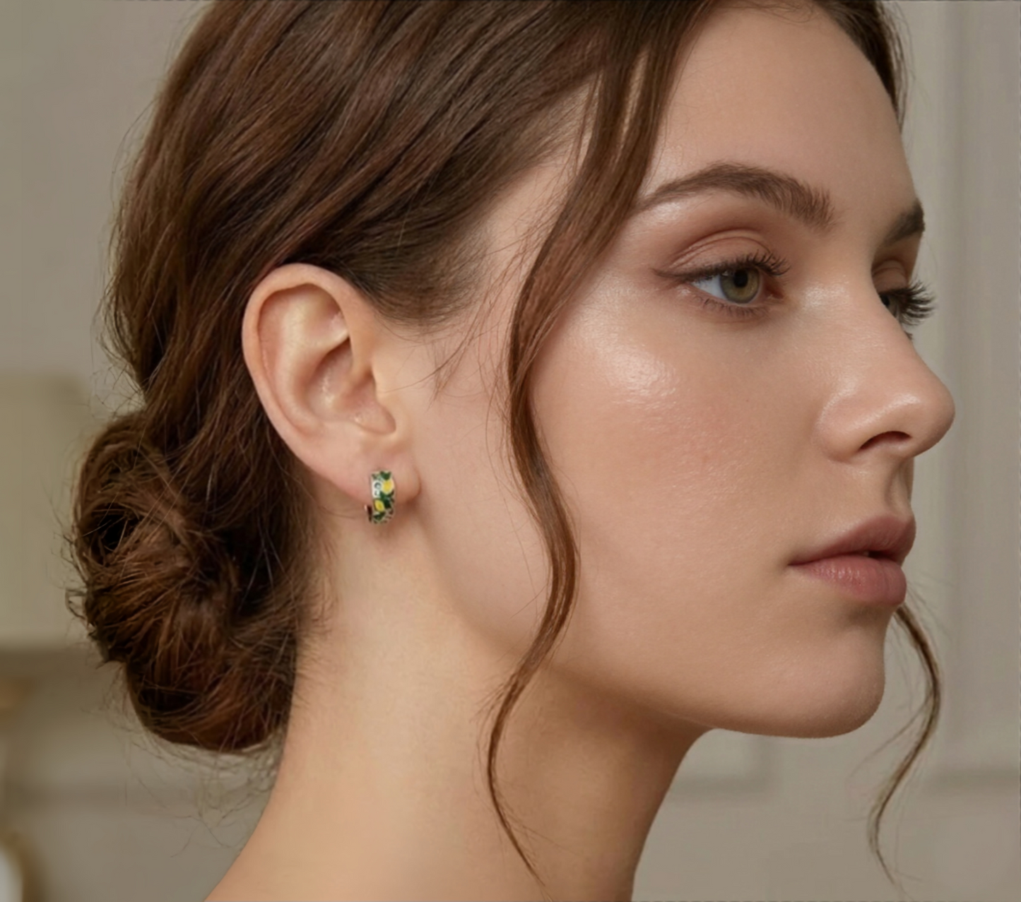 Lemon Leaf Earrings