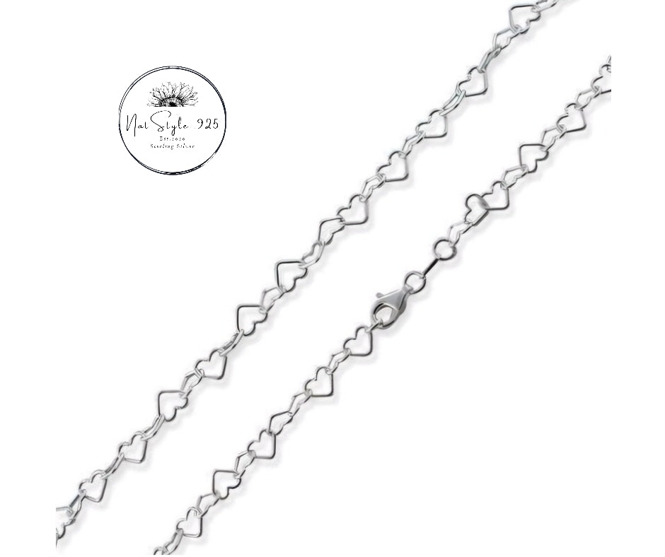 Heart Chain 4.4mm Necklace