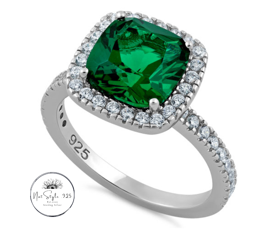 Jasmine Emerald Ring