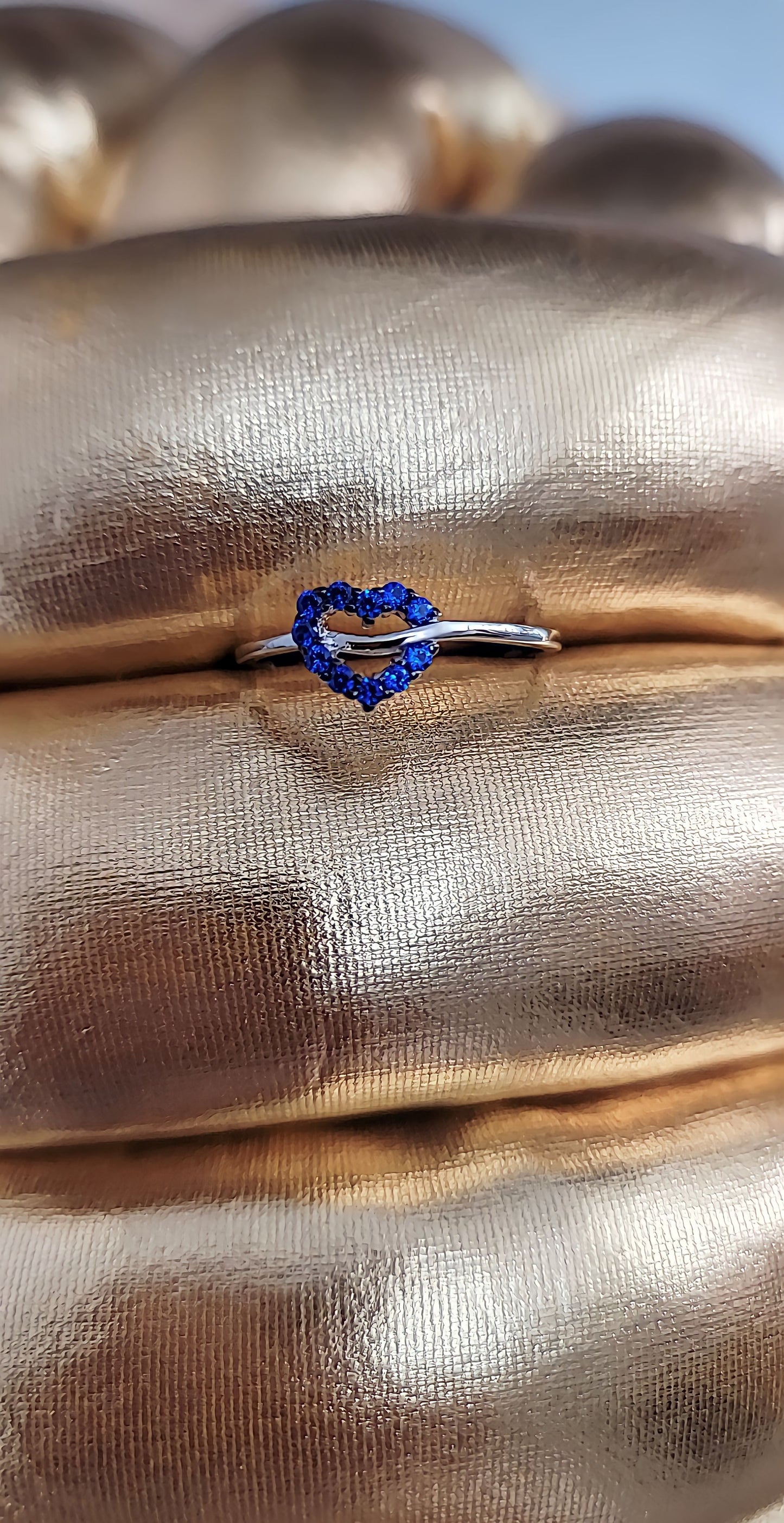 Heart Shape Blue Spinel