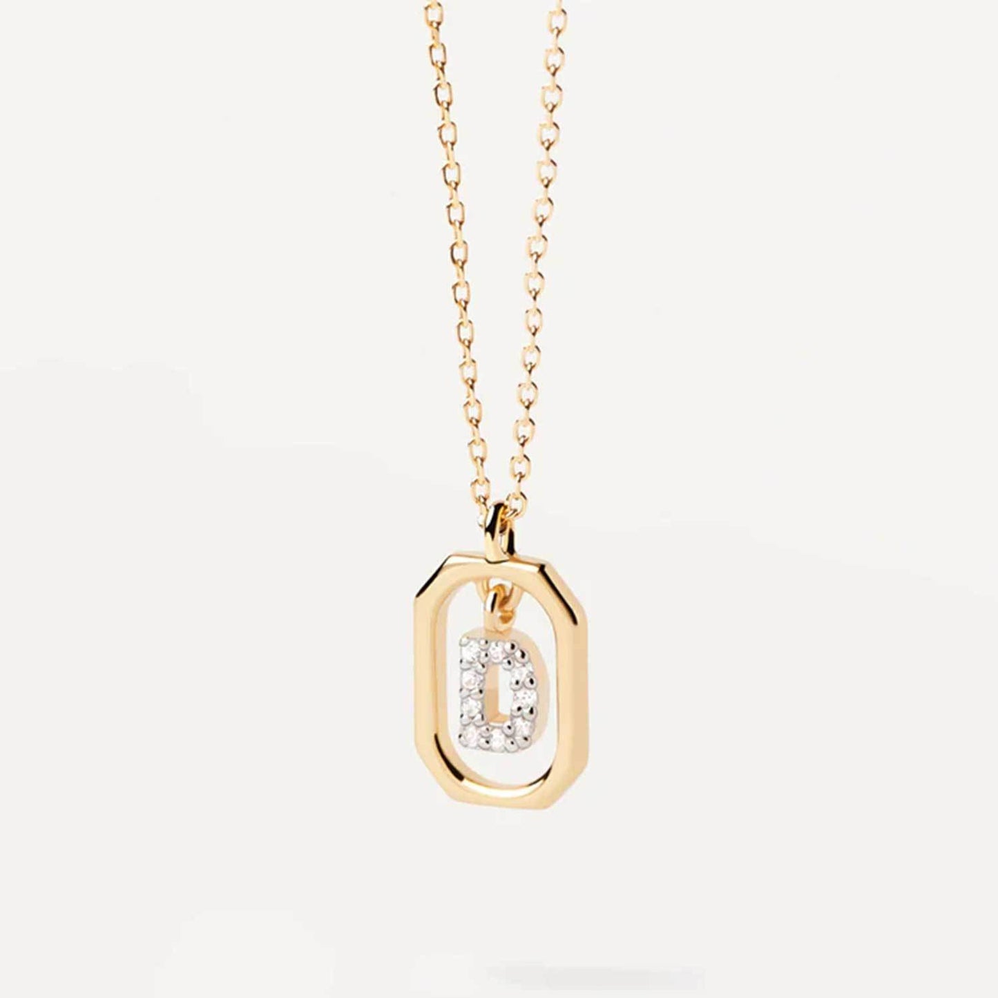 Gold Sparkle ID Necklace