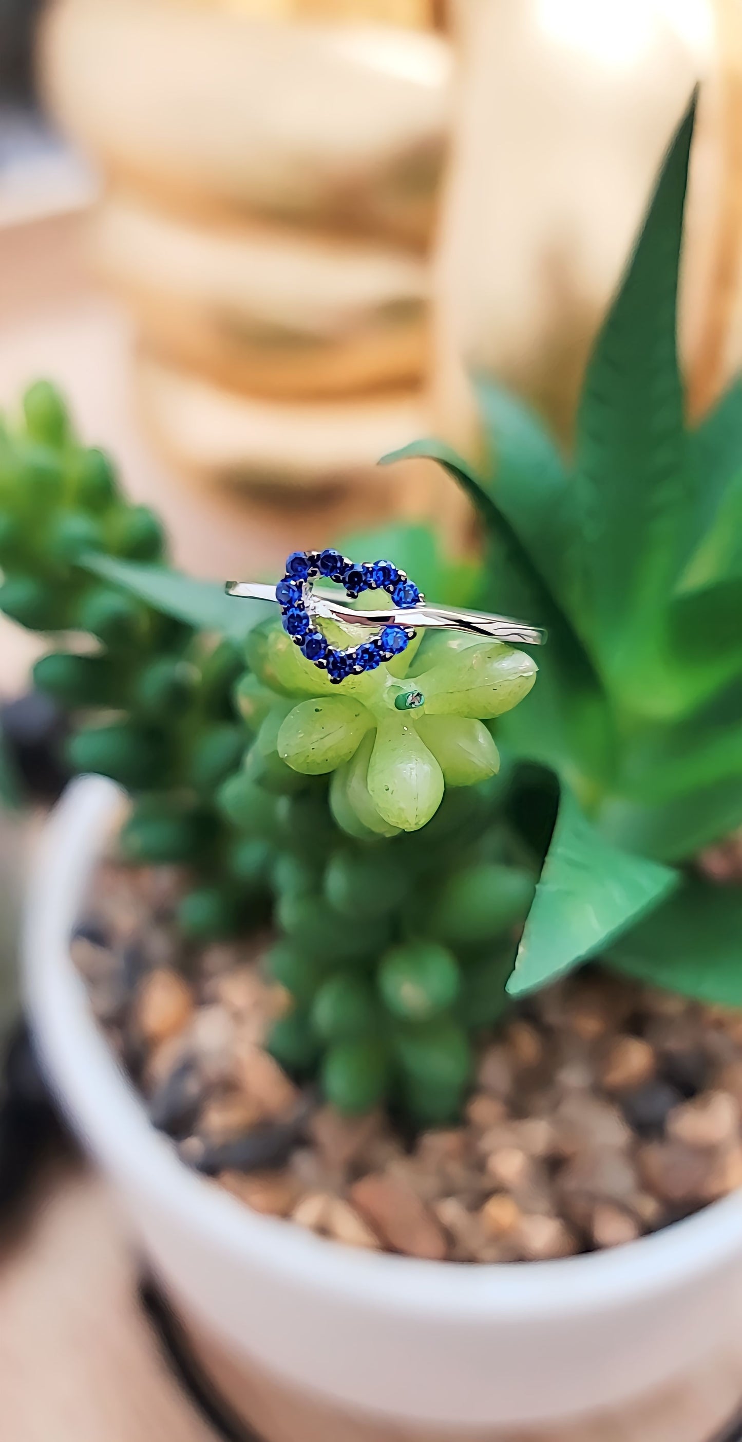 Heart Shape Blue Spinel