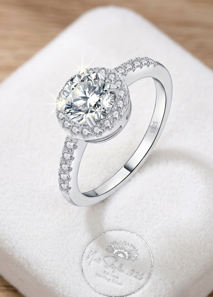 Unique Round Cz Ring