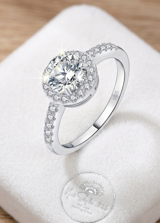 Unique Round Cz Ring