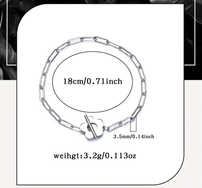 Flower Link Bracelet