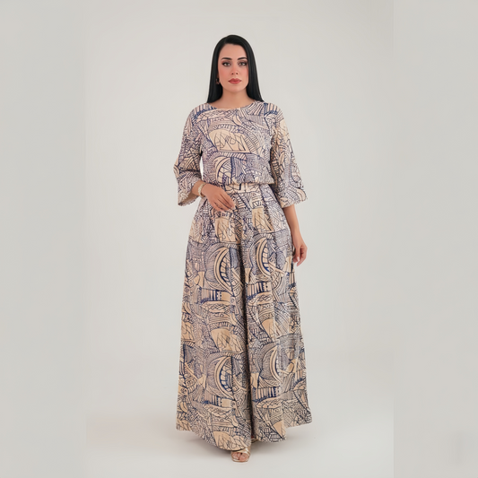 Taupe Royal Palazzo Set