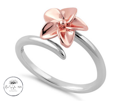 Plumeria Two-tone Rose Gold