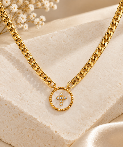 Golden Bloom / Golden Faith Necklace
