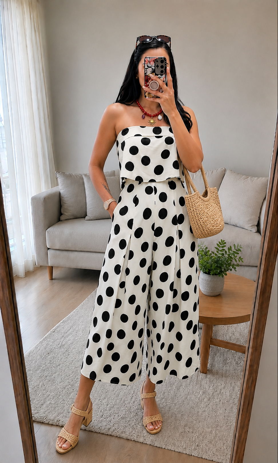 Polka Dot Jumpsuit